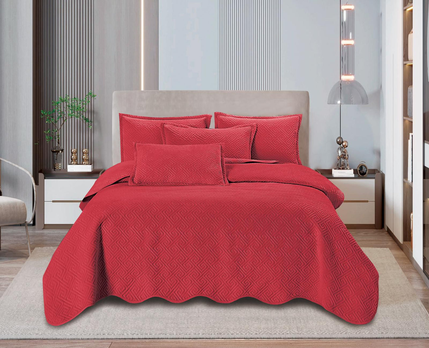 SET: Cuvertura de pat DELUXE + 2 fete de perna