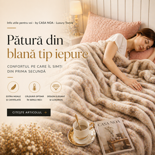 De ce tot mai mulți aleg păturile din blană tip iepure?